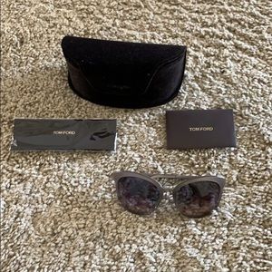 Tom Ford gray sunglasses